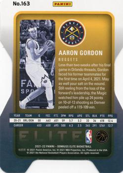 2021-22 Donruss Elite - Status #163 Aaron Gordon Back