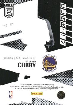 2021-22 Donruss Elite - Clarity #12 Stephen Curry Back