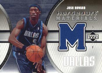 2005-06 Upper Deck Hardcourt - Materials #HM-JH Josh Howard Front