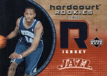 2005-06 Upper Deck Hardcourt - Rookie Jerseys #119-J C.J. Miles Front