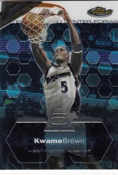 2002-03 Finest #21 Kwame Brown Front