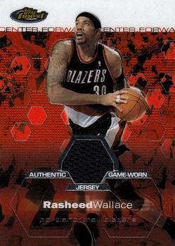 2002-03 Finest #144 Rasheed Wallace Front
