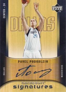 2005-06 Upper Deck Hardcourt - Signatures #HS-PA Pavel Podkolzin Front