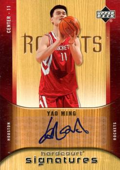2005-06 Upper Deck Hardcourt - Signatures #HS-YM Yao Ming Front