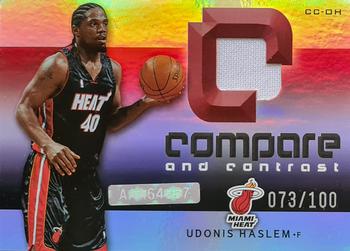 2005-06 Upper Deck Reflections - Compare and Contrast Jerseys #CC-OH Shaquille O'Neal / Udonis Haslem Back