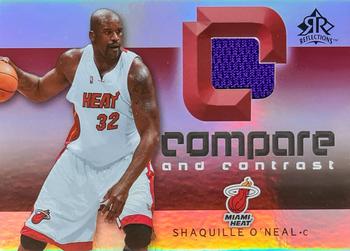 2005-06 Upper Deck Reflections - Compare and Contrast Jerseys #CC-OH Shaquille O'Neal / Udonis Haslem Front
