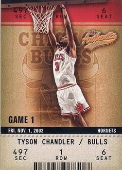 2002-03 Fleer Authentix #49 Tyson Chandler Front