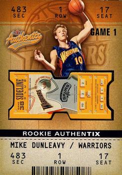 2002-03 Fleer Authentix #103 Mike Dunleavy Front