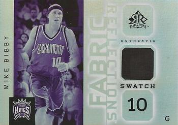 2005-06 Upper Deck Reflections - Fabric Reflections #FR-MB Mike Bibby Front