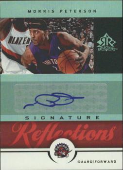 2005-06 Upper Deck Reflections - Signature Reflections Red #SR-MP Morris Peterson Front