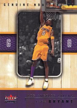 2002-03 Fleer Genuine #4 Kobe Bryant Front