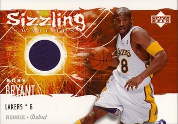 2005-06 Upper Deck Rookie Debut - Sizzling Swatches #SS-KB Kobe Bryant Front