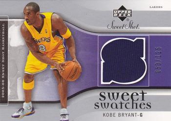 2005-06 Upper Deck Sweet Shot - Sweet Swatches #SW-KB Kobe Bryant Front