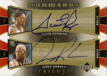 2005-06 Upper Deck Trilogy - DuoMarks #DM-PR Scottie Pippen / Dennis Rodman Front