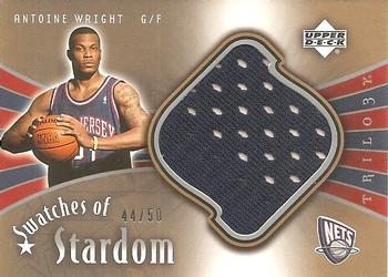 2005-06 Upper Deck Trilogy - Swatches of Stardom #SW-AW Antoine Wright Front