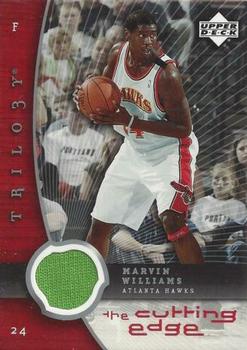 2005-06 Upper Deck Trilogy - The Cutting Edge #CE-MW Marvin Williams Front