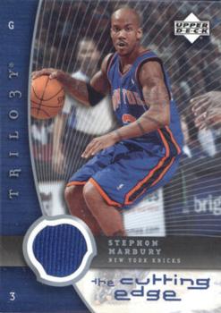 2005-06 Upper Deck Trilogy - The Cutting Edge #CE-SM Stephon Marbury Front
