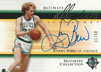 2005-06 Upper Deck Ultimate Collection - All-Stars Signatures #AS-LB Larry Bird Front