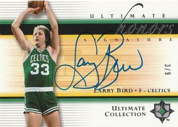 2005-06 Upper Deck Ultimate Collection - Honors Signatures #HS-LB Larry Bird Front
