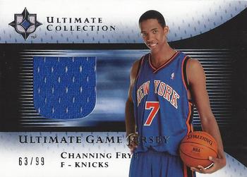 2005-06 Upper Deck Ultimate Collection - Ultimate Game Jerseys #UJ-CF Channing Frye Front