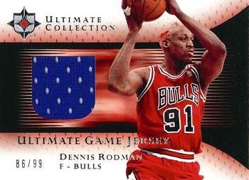 2005-06 Upper Deck Ultimate Collection - Ultimate Game Jerseys #UJ-DR Dennis Rodman Front