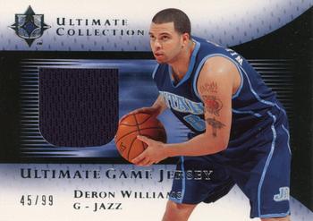 2005-06 Upper Deck Ultimate Collection - Ultimate Game Jerseys #UJ-DW Deron Williams Front