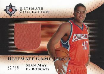 2005-06 Upper Deck Ultimate Collection - Ultimate Game Jerseys #UJ-SE Sean May Front