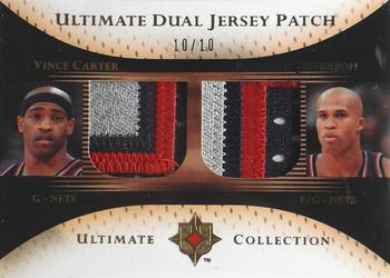 2005-06 Upper Deck Ultimate Collection - Ultimate Dual Jerseys Gold #DJ-VJ Vince Carter / Richard Jefferson Front