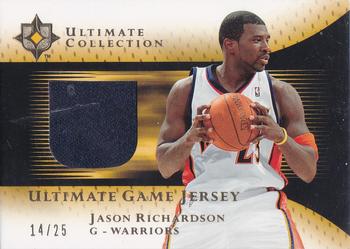 2005-06 Upper Deck Ultimate Collection - Ultimate Game Jerseys Gold #UJ-JA Jason Richardson Front