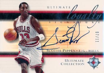2005-06 Upper Deck Ultimate Collection - Loyalty Signatures #LS-SP Scottie Pippen Front