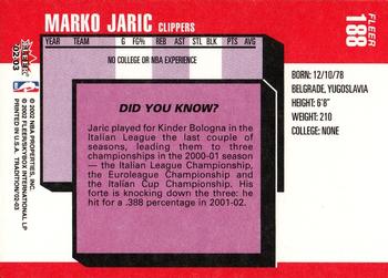 2002-03 Fleer Tradition #188 Marko Jaric Back