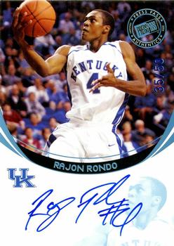2006 Press Pass - Autographs Blue #NNO Rajon Rondo Front