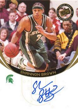2006 Press Pass - Autographs Gold #NNO Shannon Brown Front