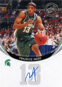 2006 Press Pass - Autographs Silver #NNO Maurice Ager Front