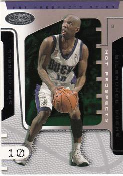 2002-03 Hoops Hot Prospects #19 Sam Cassell Front