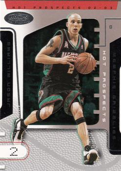 2002-03 Hoops Hot Prospects #21 Jason Williams Front