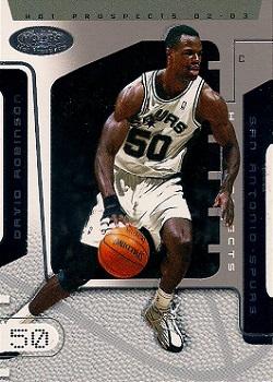 2002-03 Hoops Hot Prospects #60 David Robinson Front