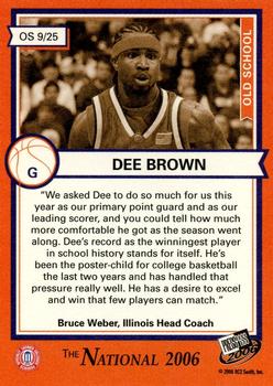 2006 Press Pass - National VIP Promos #9 Dee Brown Back