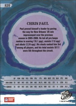 2006 Press Pass - Reflectors #R39 Chris Paul Back