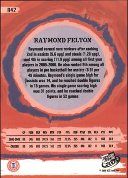 2006 Press Pass - Reflectors #R42 Raymond Felton Back