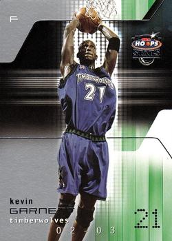 2002-03 Hoops Stars #2 Kevin Garnett Front