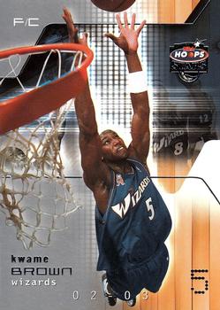 2002-03 Hoops Stars #5 Kwame Brown Front