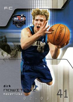 2002-03 Hoops Stars #41 Dirk Nowitzki Front