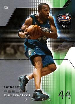 2002-03 Hoops Stars #65 Anthony Peeler Front