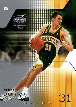 2002-03 Hoops Stars #115 Brent Barry Front