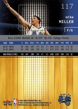 2002-03 Hoops Stars #117 Mike Miller Back