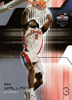 2002-03 Hoops Stars #125 Ben Wallace Front