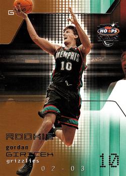 2002-03 Hoops Stars #186 Gordan Giricek Front