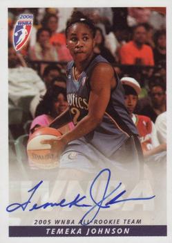 2006 Rittenhouse WNBA - Autographs #NNO Temeka Johnson Front
