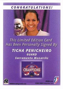 2006 Rittenhouse WNBA - Autographs #NNO Ticha Penicheiro Back